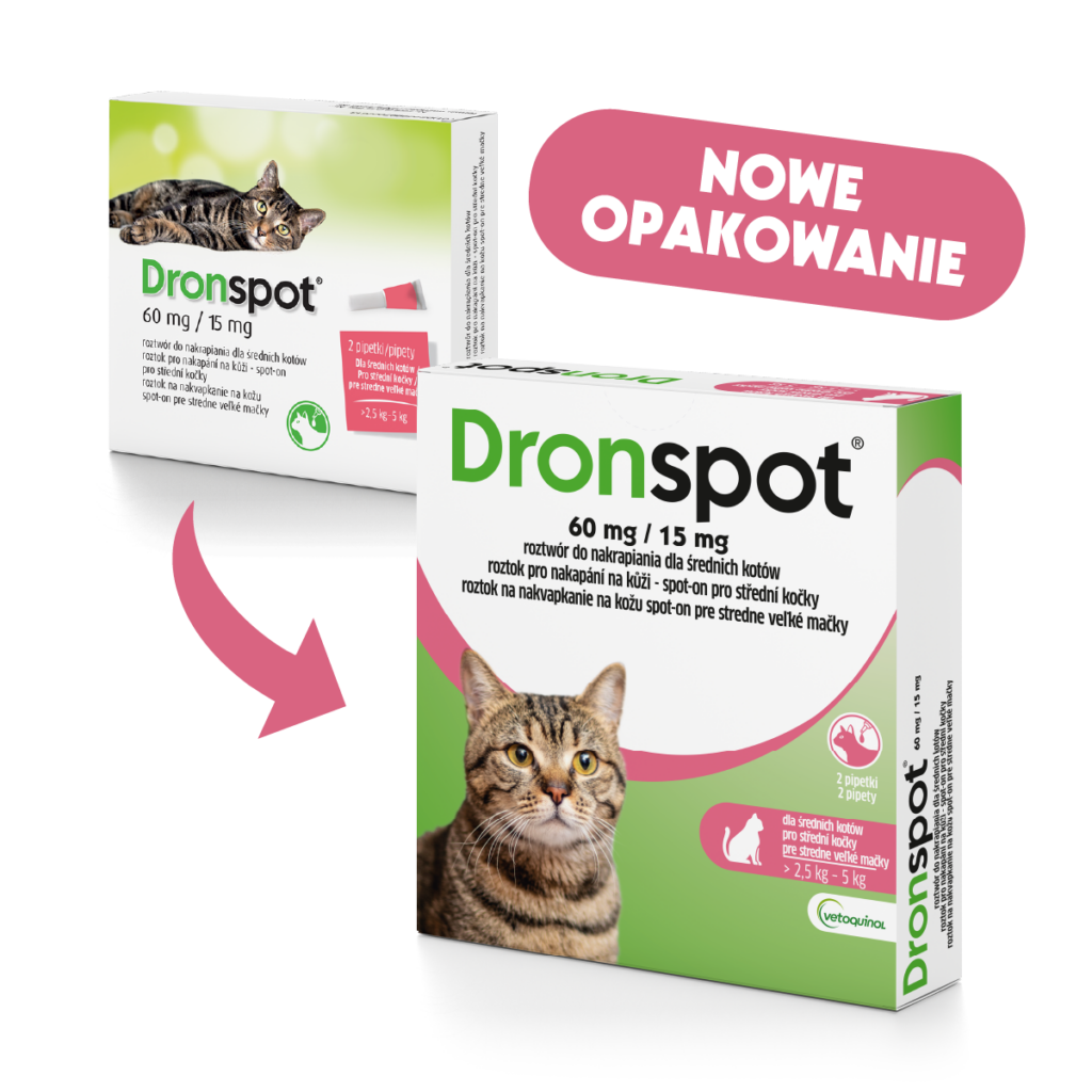Dronspot - krople na odrobaczanie kota